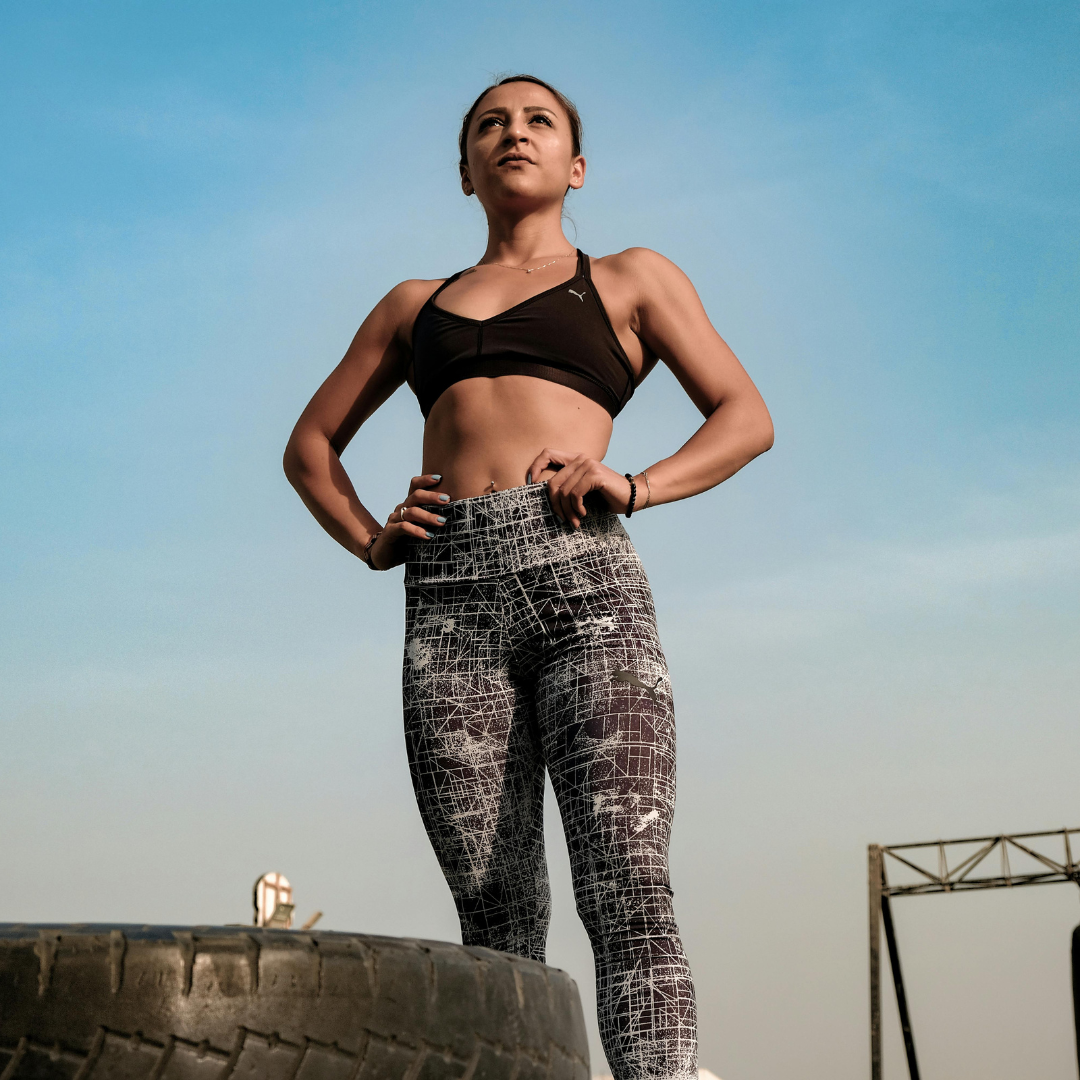 Woman Working out outside